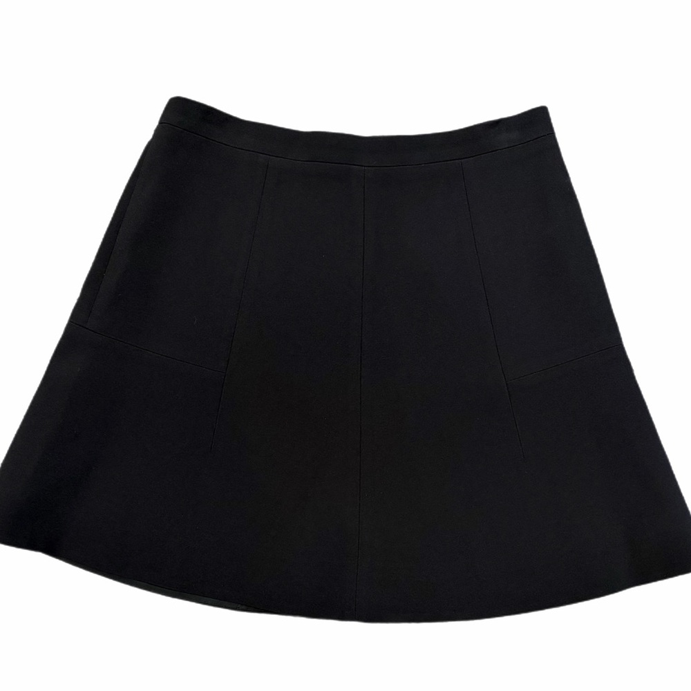 J. Crew Classic Black A-Line Mini Skirt - Size 0